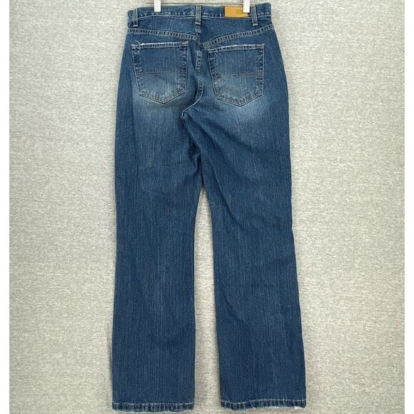 Tommy Hilfiger Jeans Womens 6R Blue Denim Classic Boot Mid Rise Western Casual - Picture 4 of 11